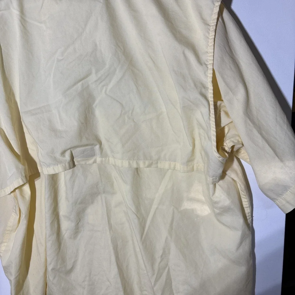 World Wide Sportsman Fishing‎ Shirt 2XL Yellow Vented Mesh Lined Outdoor